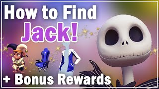 How To Find Jack Skellington  Bonus Rewards  Disney Dreamlight Valley [upl. by Zosima]