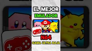 MEJOR EMULADOR N64 en ANDROID GAMA ULTRA BAJA😲 [upl. by Amaleta267]