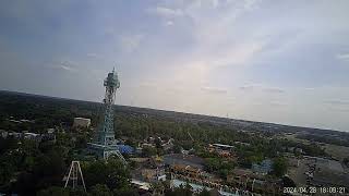 Drop Tower 2024 POV  Kings Island Intamin Drop Tower [upl. by Nikos180]