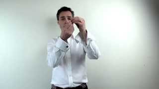 How To Use Cufflinks On A French Cuff Shirt [upl. by Narhet]