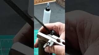 Pre peening pins for a pocket knife edc kniferestoration knife pocketknife repair restoration [upl. by Ivets]