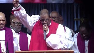 Presiding Bishop J Drew Sheard Closing Out Official Sunday at the 116th COGIC Holy Convocation 2024 [upl. by Ayotahs38]