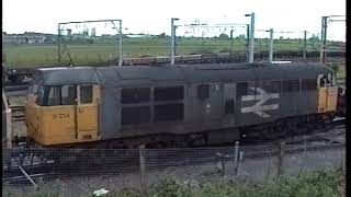 Bescot  Sunday in probably late 1980s at Bescot [upl. by Scevo691]