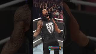 THE BIG DOG VS BRAHMA BULL wwe wwegamer wwewrestler wwe2k24 romanreigns therock shorts [upl. by Niu]