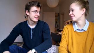 VLog 4 ErstiExperten Anna K und Stefan Wie lerne ich Leute kennen [upl. by Namso]