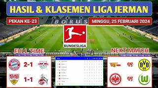 Hasil Liga Jerman Tadi Malam  BAYERN MUNCHEN vs LEIPZIG  Klasemen Bundesliga 2024 [upl. by Colas235]