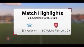 Highlights SSV Jeddeloh II  SC Weiche Flensburg 08 [upl. by Heshum174]