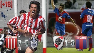 GOLEADAS HISTÓRICAS del FÚTBOL ARGENTINO 1 [upl. by Tirrag592]