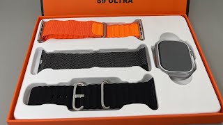 S9 Ultra Smart Watch with 3 belts [upl. by Gerrard48]