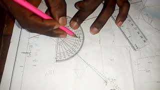 How to determine the bearing and back bearing between two places in geography [upl. by Mook]