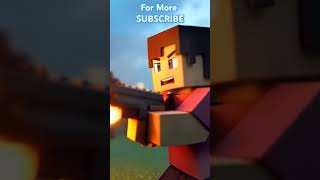 MINECRAFT GUN FIGHT minecraft minecraftanimation [upl. by Eanal]