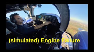 Diamond DA62  Simulated Engine Failure [upl. by Baxy6]