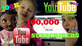 100000 SUBSCRIBERS TOYTASTIC THROW BACK The TOYTASTIC Sisters The Lilly and Mommy Show [upl. by Haakon]