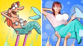 Mermaids Tragic Story  Cartoon Box Parody  The Best Of Cartoon Box Parody  Hilarious Cartoon [upl. by Oinotnaesoj]