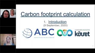 Webinar 1 Introduction Carbon Footprint Calculation with KÖVET [upl. by Damalis90]