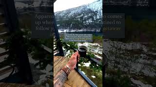 Cabin getaway in Sogndals fjords 🏔️✨ norway cabin shorts [upl. by Donegan]