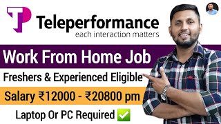 Teleperformance Recruitment 2023  Work From Home  Online Jobs At Home  Teleperformance Online Job [upl. by Eeryn]