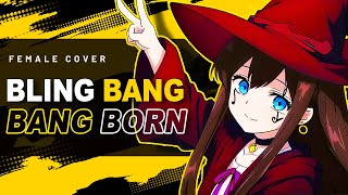 BlingBangBangBorn Mashle OP  Female Cover by Shiro Neko [upl. by Aimej]