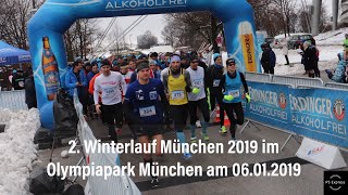 Start 2 Winterlauf 2019 über 15 km am 06012019 im Olympiapark München [upl. by Woolley436]