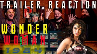 Wonder Woman 1984 TRAILER REACTION  WATCHERS IN THE BAR [upl. by Absa]