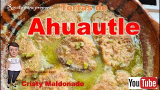 Tortas de Ahuautle en Cocinando con Cristy Maldonado [upl. by Eneroc978]