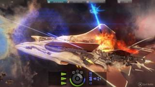 Endless Space 2  Unfallen vs Unfallen Space Combat Version 10 [upl. by Aihsatsan436]