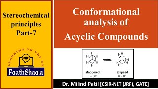 Stereochemistry Part7  Conformational analysis of Acyclic compounds [upl. by Efren]