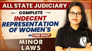 Indecent Representation of Womens ACT1986 One Shot  Minor Law  All State Judiciary Exam [upl. by Othilie180]