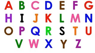 ALPHABET  ENGLISH LETTERS  ABCD VIDEO  abcdefghijklmnopqrstuvwxyz  ABCDEFGHIJKLMNOPQRSTUVWXYZ [upl. by Ynoffit]