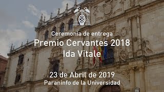 Premio Cervantes 2018 · Ida Vitale [upl. by Balac]