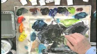 Painting Turquoise River 4 Preview with Jerry Yarnell [upl. by Cinamod]