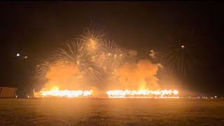 2023 Oshkosh EAA Airventure Wednesday night fireworks [upl. by Maribelle]