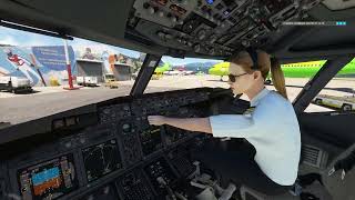 MICROSOFT FLIGHT SIMULATOR 2020  FLIGHT SOCHIDUBAI  PMDG 737700 [upl. by Dorcea]