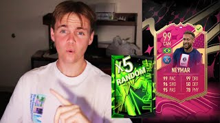 99 FUTTIES NEYMAR PACKED MADFUT 23 Pack Opening [upl. by Irahk]