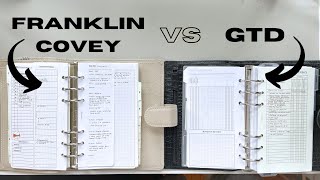 WHICH planner system is right for you Franklin Covey or Getting Things Done Method [upl. by Nuli]