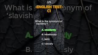 English Test  C1C2 advancedenglish english learnenglish testy shorts quiz vocabulary [upl. by Roberts]