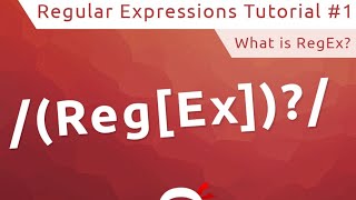 Regular Expressions RegEx Tutorial 1  What is RegEx [upl. by Nele81]