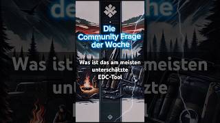 CommunityFrage Das unterschätzte EDCTool 🧢 EDC survivalgear [upl. by Alekram]