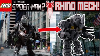 Lego Rhino from The Amazing SpiderMan 2 [upl. by Power]