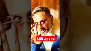 Millionaire Lyrics song ll yo yo honey singh shorts ytshorts [upl. by Epp]