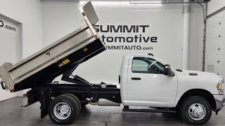 2024 RAM 3500 MONROE STAINLESS STEEL DUMP BODY DUMP TRUCK 4K WALKAROUND 24T123 [upl. by Releyks806]