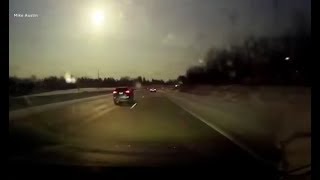 Meteor in Michigan 2018 Fireball in sky video [upl. by Cele]