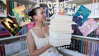 lets talk about the 12 books I read in October 📚 October wrapup [upl. by Brittan]