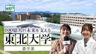 【東北大学農学部】新キャンパスで世界初に挑戦｜未来の感染症を腸内細菌で抑制！？｜国立最大規模の実験農場でSDGsに貢献 〔高校生におススメ〕東北大学農学部 東北大学 農学部 [upl. by Nellac993]