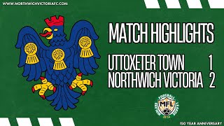 Uttoxeter Town v Northwich Victoria  MFL  10824 [upl. by Eugen179]