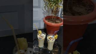 Pineapple shake 🍍🤌pineapple pineapplerecipes pineappleshake [upl. by Darda]