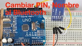 ✅ Cambiar Nombre y Pin del Bluetooth HC06 Con Arduino [upl. by Nelubez]