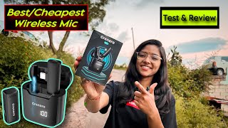 DETAILED TEST amp REVIEW OF GRENARO WIRELESS MIC  BEST amp CHEAPEST💪🔥 [upl. by Pooh892]