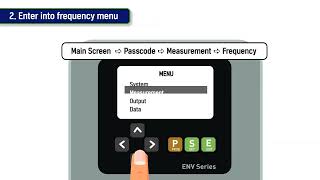 Ultrasonic Sludge Density Meter ENV200C Frequency Setup [upl. by Airrehs]