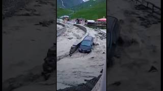 Alluvione a Cervinia Valle d’Aosta con l’esondazione del torrente Marmore 🌊‼️ 300624 [upl. by Sophey]